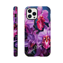 Load image into Gallery viewer, Tough case - Purple Cattleya - PERSONALIZED