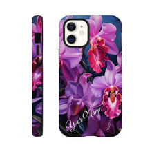 Load image into Gallery viewer, Tough case - Purple Cattleya - PERSONALIZED
