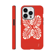 Load image into Gallery viewer, Tough case - Red Monstera