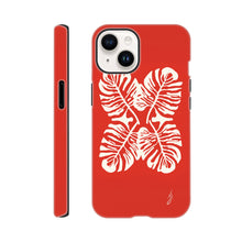 Load image into Gallery viewer, Tough case - Red Monstera