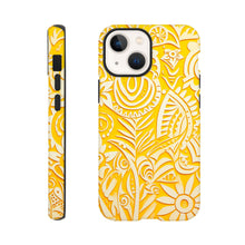 Load image into Gallery viewer, Tough case - Yellow Block Print Board