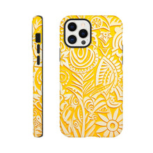 Load image into Gallery viewer, Tough case - Yellow Block Print Board