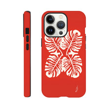 Load image into Gallery viewer, Tough case - Red Monstera