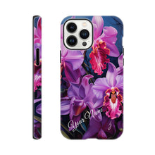 Load image into Gallery viewer, Tough case - Purple Cattleya - PERSONALIZED