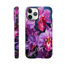 Load image into Gallery viewer, Tough case - Purple Cattleya - PERSONALIZED