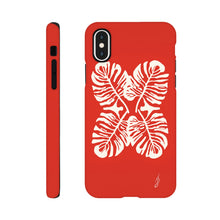Load image into Gallery viewer, Tough case - Red Monstera