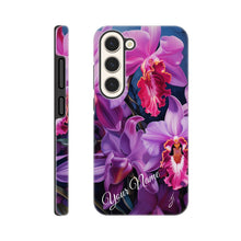 Load image into Gallery viewer, Tough case - Purple Cattleya - PERSONALIZED