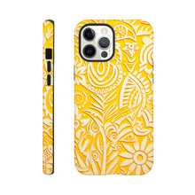 Load image into Gallery viewer, Tough case - Yellow Block Print Board