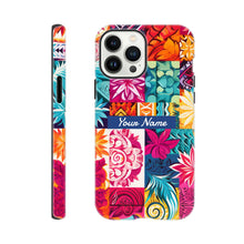 Load image into Gallery viewer, Tough case - Pasifika Patch Work - PERSONALIZED