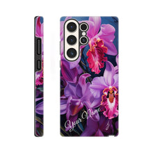 Load image into Gallery viewer, Tough case - Purple Cattleya - PERSONALIZED