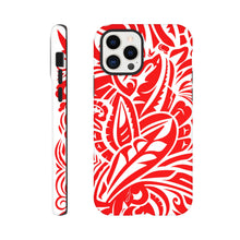 Load image into Gallery viewer, Tough case - Red Carving