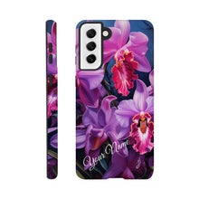 Load image into Gallery viewer, Tough case - Purple Cattleya - PERSONALIZED