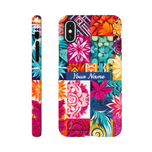 Load image into Gallery viewer, Tough case - Pasifika Patch Work - PERSONALIZED