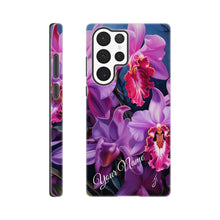 Load image into Gallery viewer, Tough case - Purple Cattleya - PERSONALIZED
