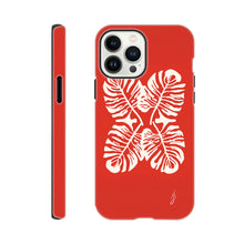 Load image into Gallery viewer, Tough case - Red Monstera