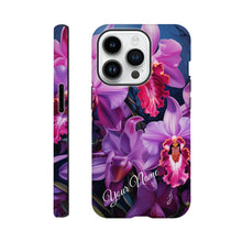 Load image into Gallery viewer, Tough case - Purple Cattleya - PERSONALIZED