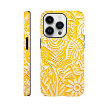 Load image into Gallery viewer, Tough case - Yellow Block Print Board