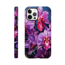 Load image into Gallery viewer, Tough case - Purple Cattleya - PERSONALIZED