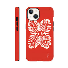 Load image into Gallery viewer, Tough case - Red Monstera