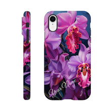 Load image into Gallery viewer, Tough case - Purple Cattleya - PERSONALIZED