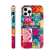 Load image into Gallery viewer, Tough case - Pasifika Patch Work - PERSONALIZED