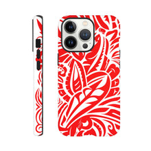 Load image into Gallery viewer, Tough case - Red Carving
