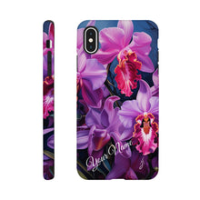 Load image into Gallery viewer, Tough case - Purple Cattleya - PERSONALIZED