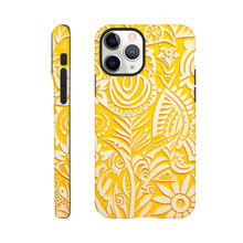 Load image into Gallery viewer, Tough case - Yellow Block Print Board