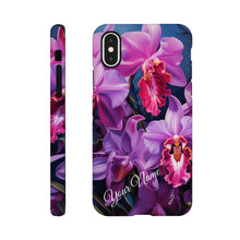 Load image into Gallery viewer, Tough case - Purple Cattleya - PERSONALIZED