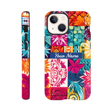 Load image into Gallery viewer, Tough case - Pasifika Patch Work - PERSONALIZED