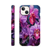 Load image into Gallery viewer, Tough case - Purple Cattleya - PERSONALIZED