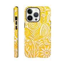 Load image into Gallery viewer, Tough case - Yellow Block Print Board