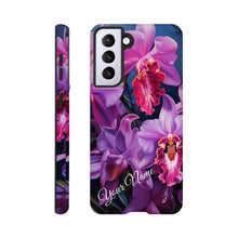 Load image into Gallery viewer, Tough case - Purple Cattleya - PERSONALIZED