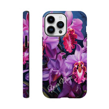 Load image into Gallery viewer, Tough case - Purple Cattleya - PERSONALIZED