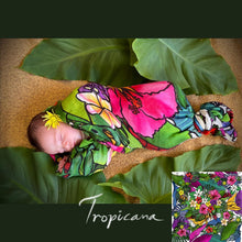 Load image into Gallery viewer, (RAROTONGA STOCK) PolySwaddle - &#39;Color Me Pretty&#39; Tropicana
