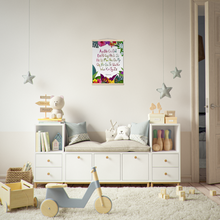 Load image into Gallery viewer, Classic Matte Paper Poster & Hanger - Alphabet - Tropicana