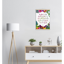 Load image into Gallery viewer, Classic Matte Paper Poster & Hanger - Alphabet - Tropicana