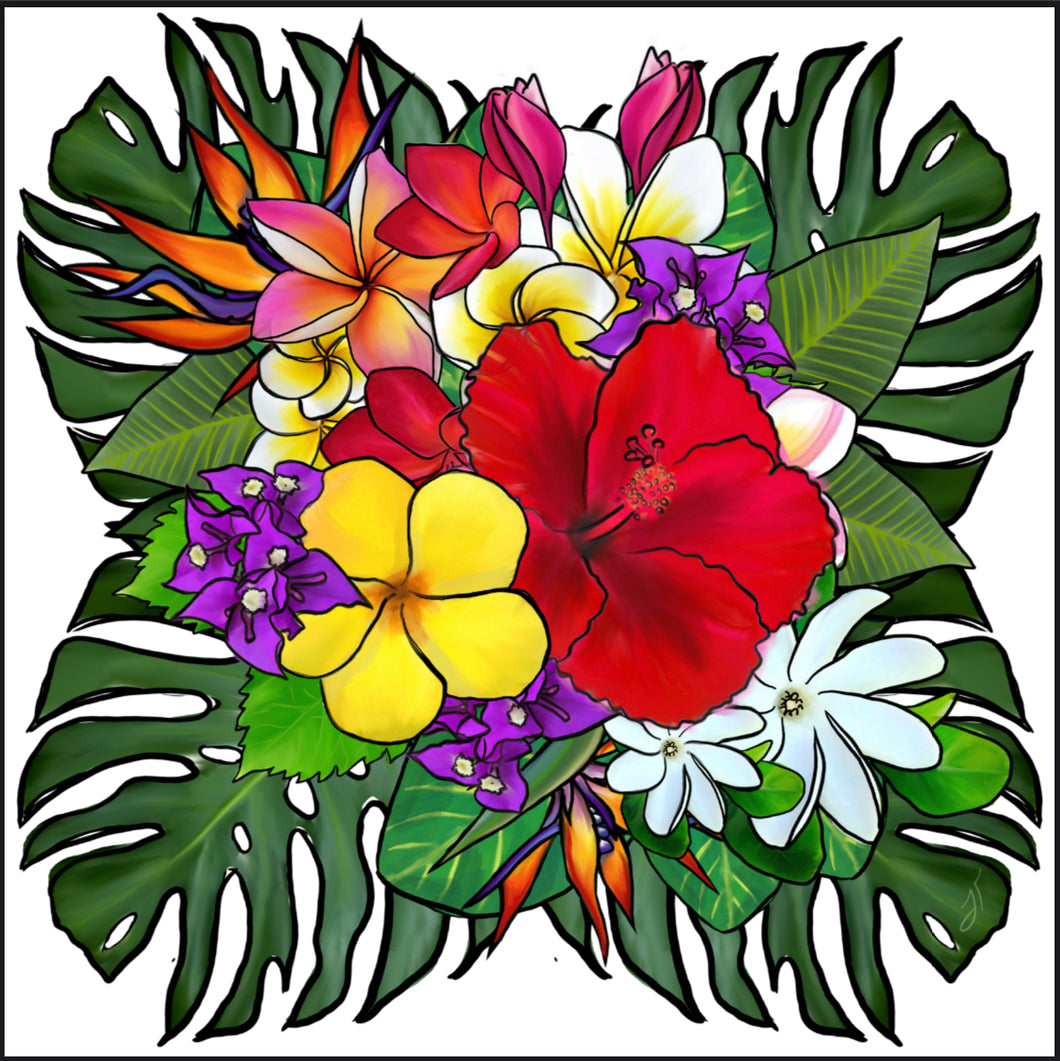 PolySwaddle - Tropical Bouquet