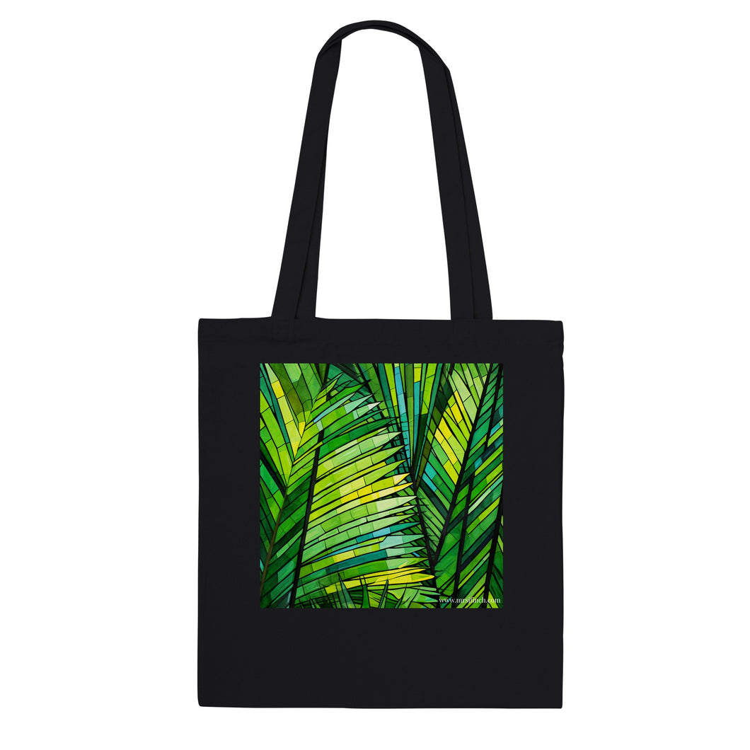 Premium Tote Bag - Mosaic Coconut Fronds
