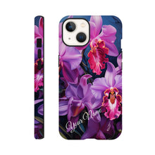 Load image into Gallery viewer, Tough case - Purple Cattleya - PERSONALIZED
