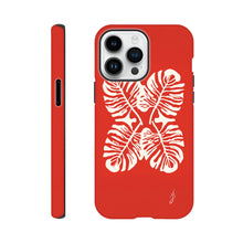 Load image into Gallery viewer, Tough case - Red Monstera
