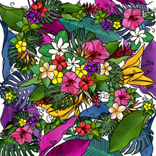 Load image into Gallery viewer, PolySwaddle - &#39;Color Me Pretty&#39; Tropicana
