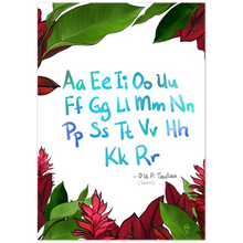 Load image into Gallery viewer, Premium Matte Paper Poster  - Red Ginger - Alphabet - Samoa
