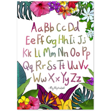 Load image into Gallery viewer, Premium Matte Paper Poster - Tropicana - Alphabet - English
